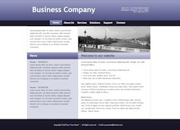 Blue Monday Template