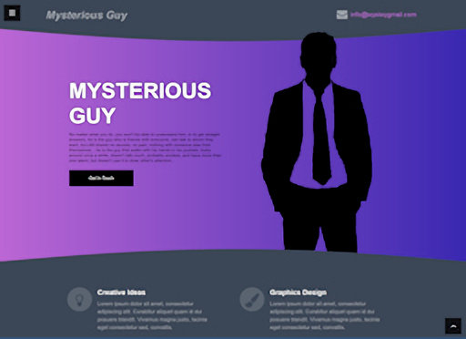 Mysterious Guy Template
