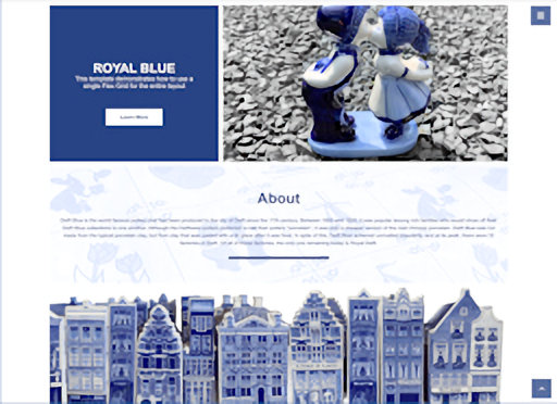 Royal Blue Template