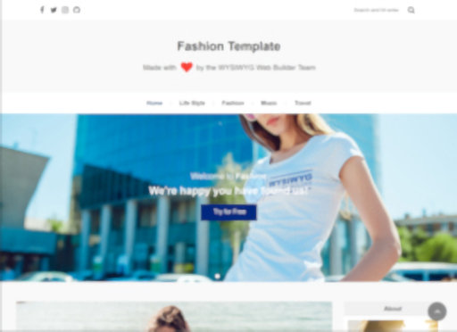 Fashion Template
