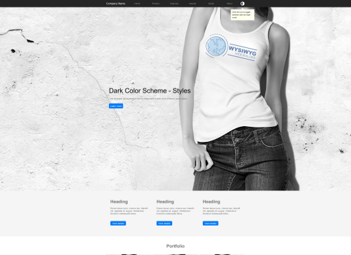 Darkmode Styles Template
